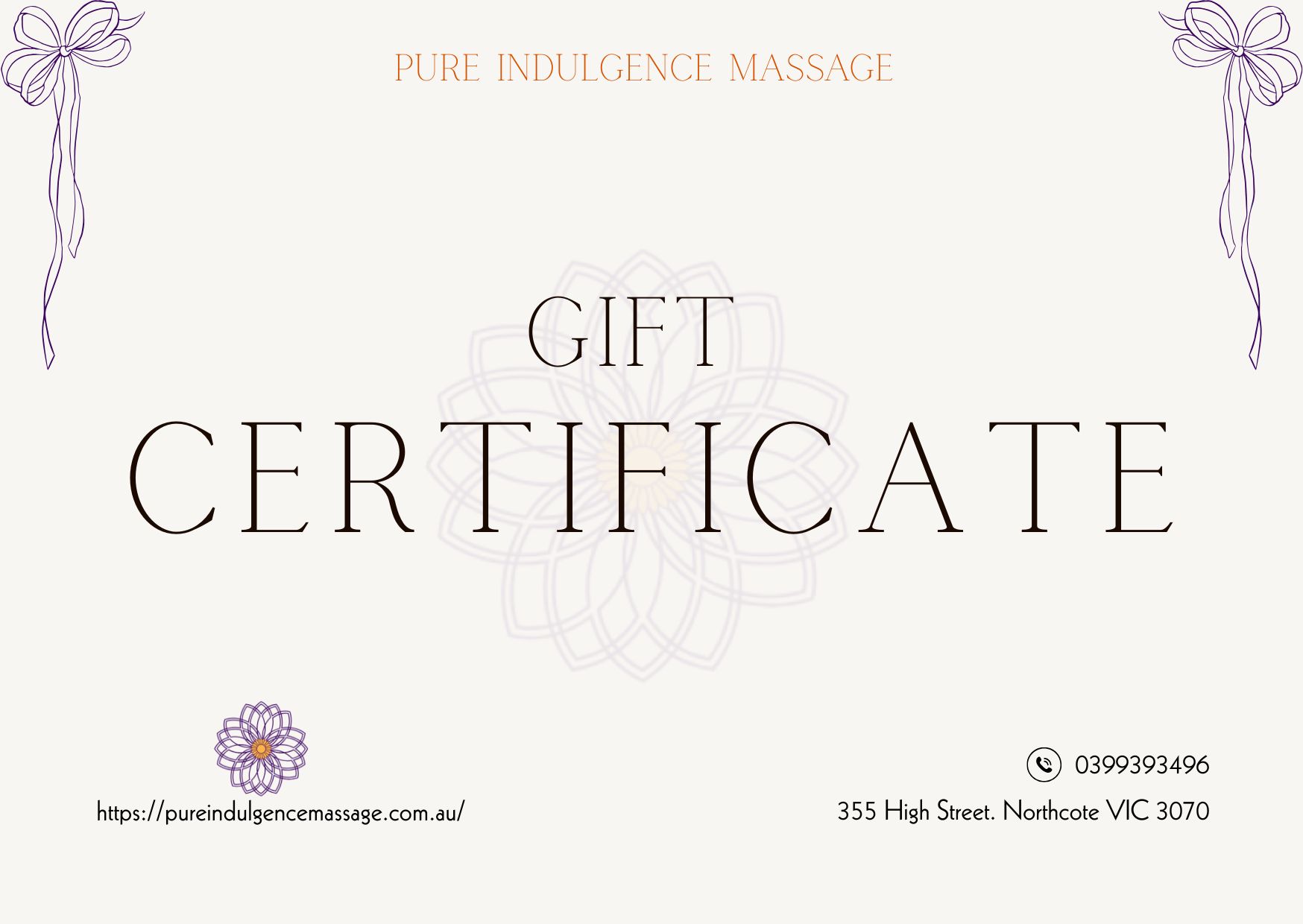 Gift Certificate